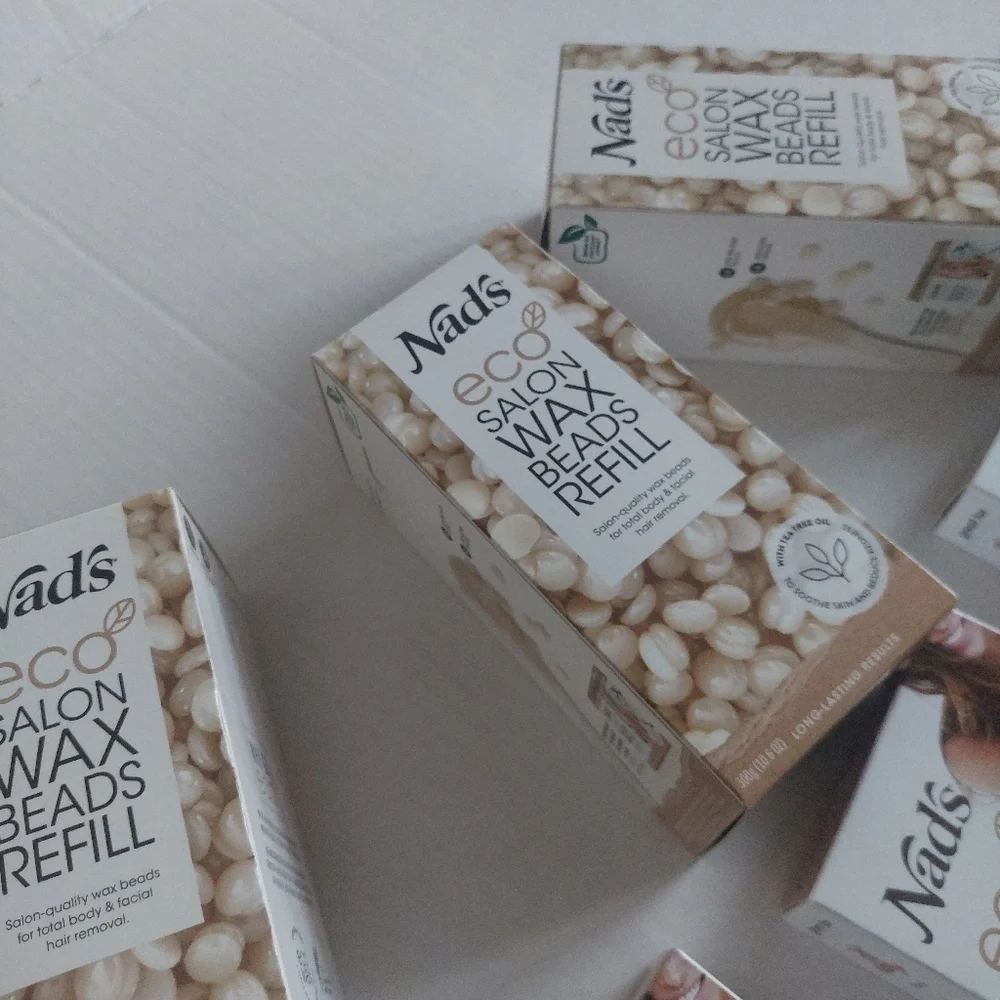 6 Pcs New Nads Eco Wax Strip Kit / Nads Wax Refils